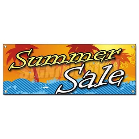 Signmission SUMMER SALE BANNER SIGN store clearance signs storewide huge everything big B-Summer Sale